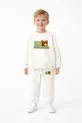 Super Bear Adventure Ensemble de survêtement unisexe pour enfants, oversize avec impression Super Ours, sans molleton