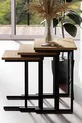 Table gigogne  en métal avec pieds - Pin