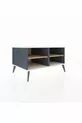 Commode Kronos 2 étagères Anthracite-Pierre de lune/Sapin