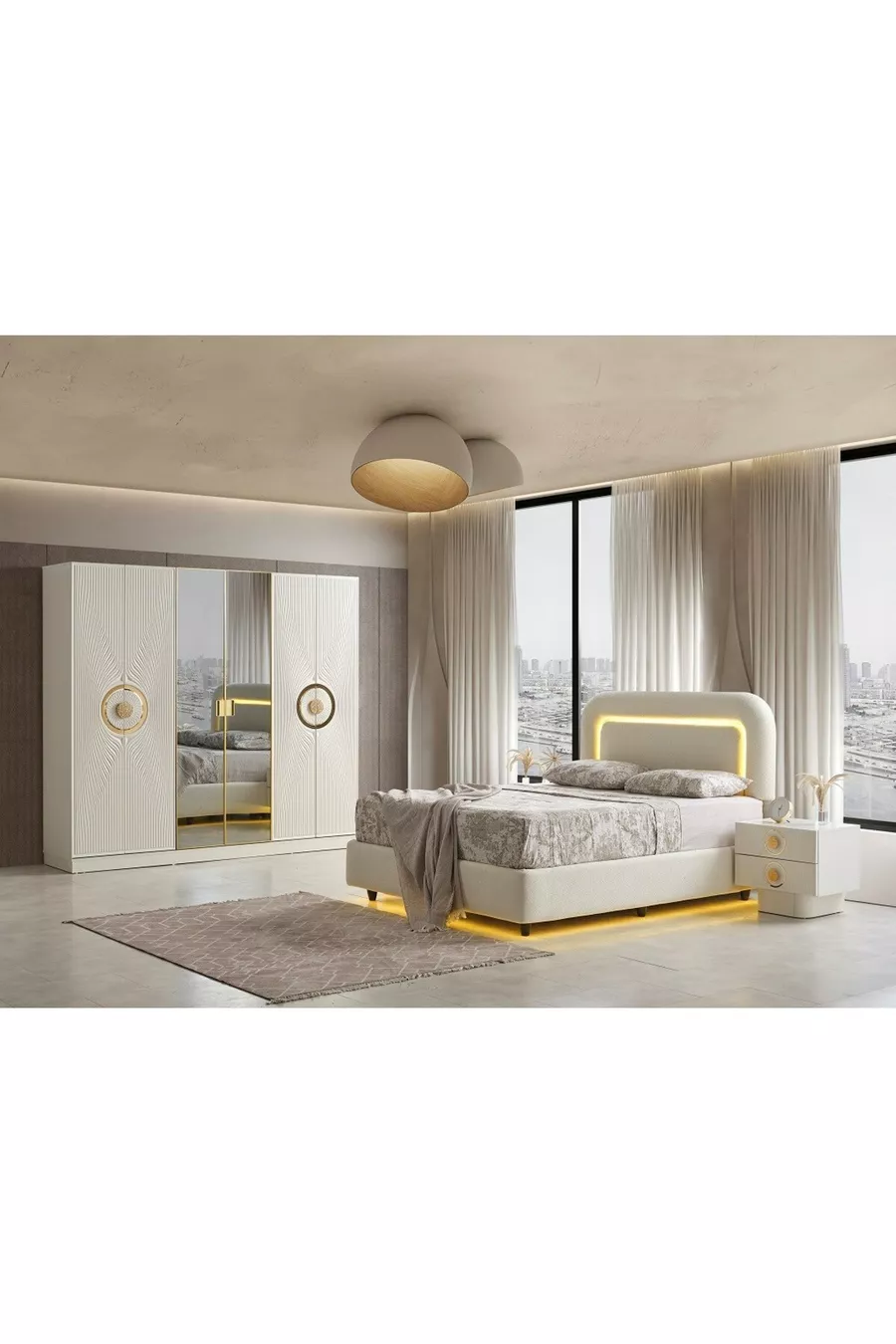 CHAMBRE À COUCHER GUSTA MDF