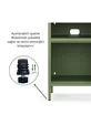 Commode Pera avec étagères ouvertes, 5 x x cm - Disponible en 9 couleurs