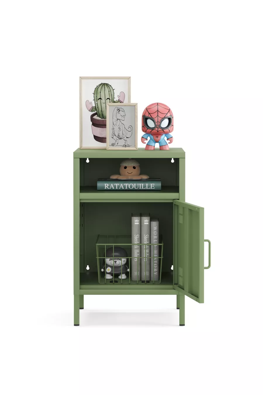 Commode Pera avec étagères ouvertes, 5 x x cm - Disponible en 9 couleurs