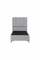 Ensemble tête de lit et sommier coffre Gold Therapy Gris (LIT NON INCLUS)