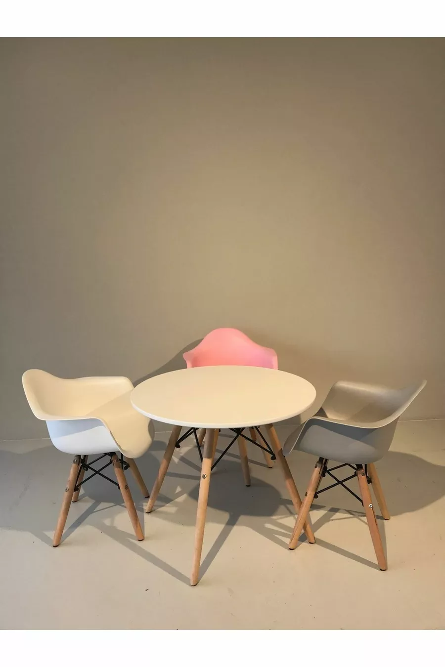 Chaise pour crèche et maternelle pour enfants – Design Montessori en bois blanc