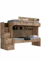 Lits superposés, Lit superposé Viva 2 places avec armoire 3 portes + 2 matelas confort