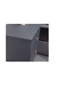 COMMODE MILAS, AVEC PIEDS EN BOIS, ANTHRACITE