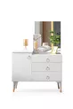 Ensemble de chambre à coucher Şehzade Beyaz Avrasya