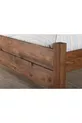 Lit double Ares en bois massif naturel