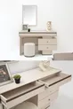 Ensemble de chambre à coucher Lumera avec portes en verre
