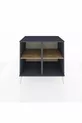 Commode Kronos 2 étagères Anthracite-Anthracite/Sapin