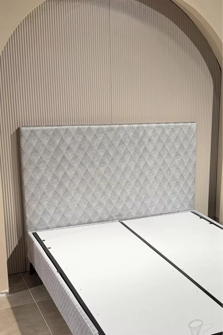 Tête de lit économique Relax, tête de lit de coffre, tête de lit minimaliste à motifs (OPTIONS DE TAILLE)