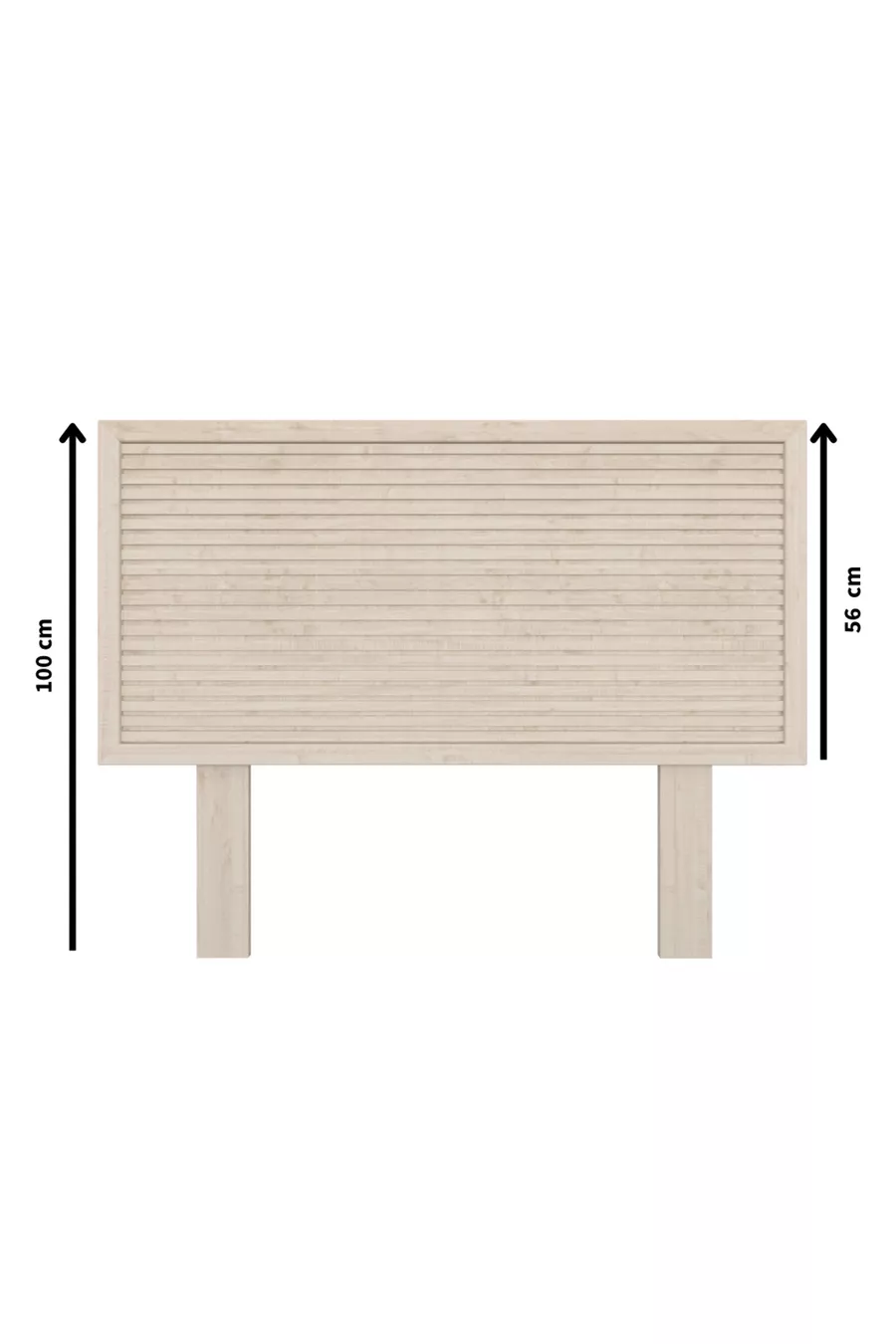Tête de lit simple en bois laqué modèle Alaz (YTY)