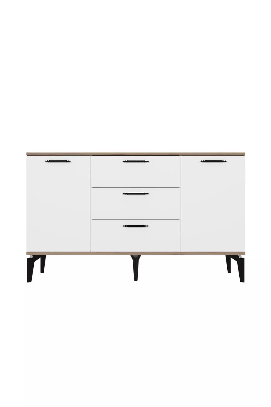 Armoire Polyvalente Almata, Console Moderne, Meuble de Cuisine, Commode