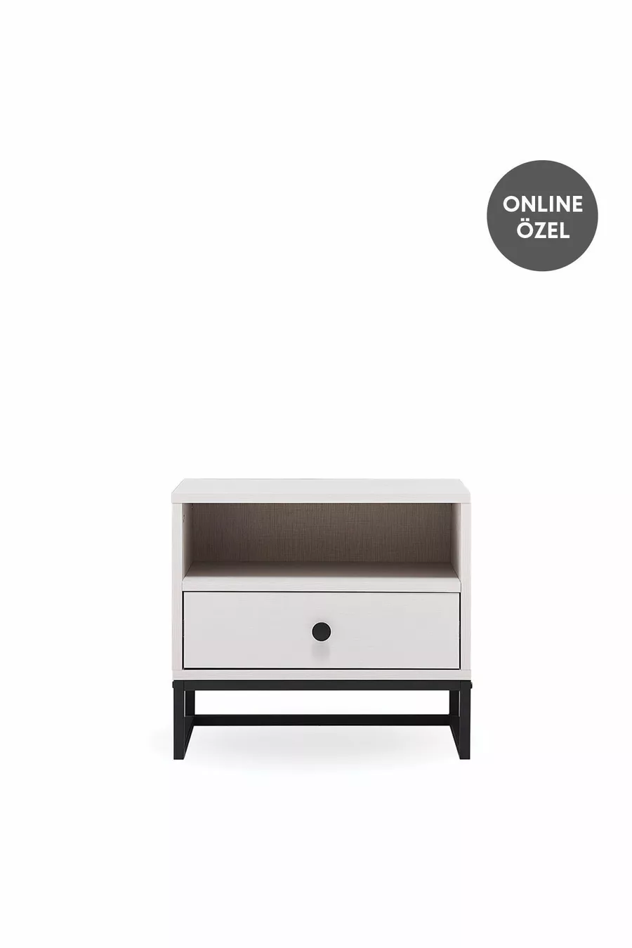 Table de nuit Kalinsta - Blanc