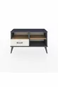 Commode Arges 2 étagères, 1 tiroir, Anthracite-Sapin/Mer de pierre