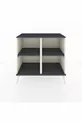 Commode Hyperion 2 étagères Pierre de lune-Anthracite