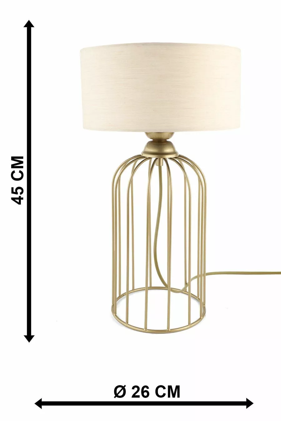 Lampe de Table Usée Beige Chapeau || Abat-jour avec Chapeau en Tissu Lampe de Nuit Éclairage Décoratif Éclairage de Chevet