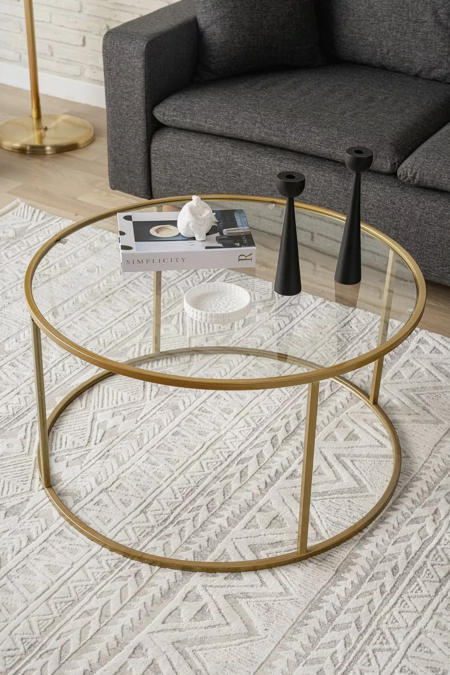 - Table basse Gold Berlin  cm