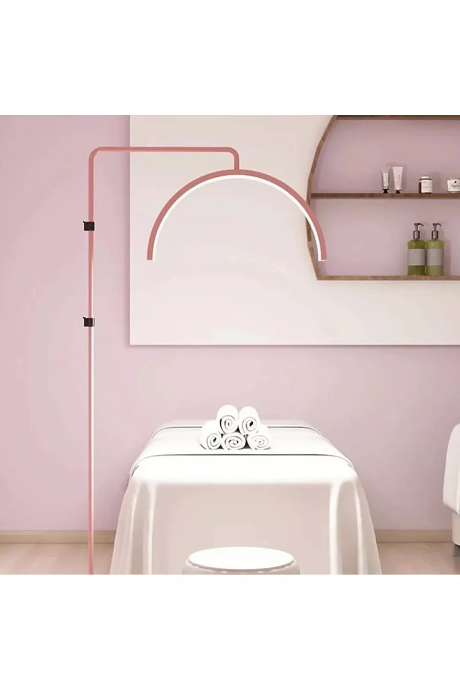 Lampe Lune Lumière Professionnelle Maquillage Clinique Lumière Tissu Cils Esthéticienne Tatouage Lumière  Pouces ROSE