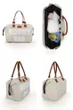 Sac à dos de soins pour bébé avec support de sangle et sac à bandoulière Mommy Bag avec porte-clés en cadeau, ensemble de 2 pièces