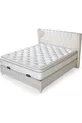 Matelas à ressorts ultra orthopédique avec rembourrage et soutien lombaire et dorsal en peluche, tissu en plumes de lapin ( cm)