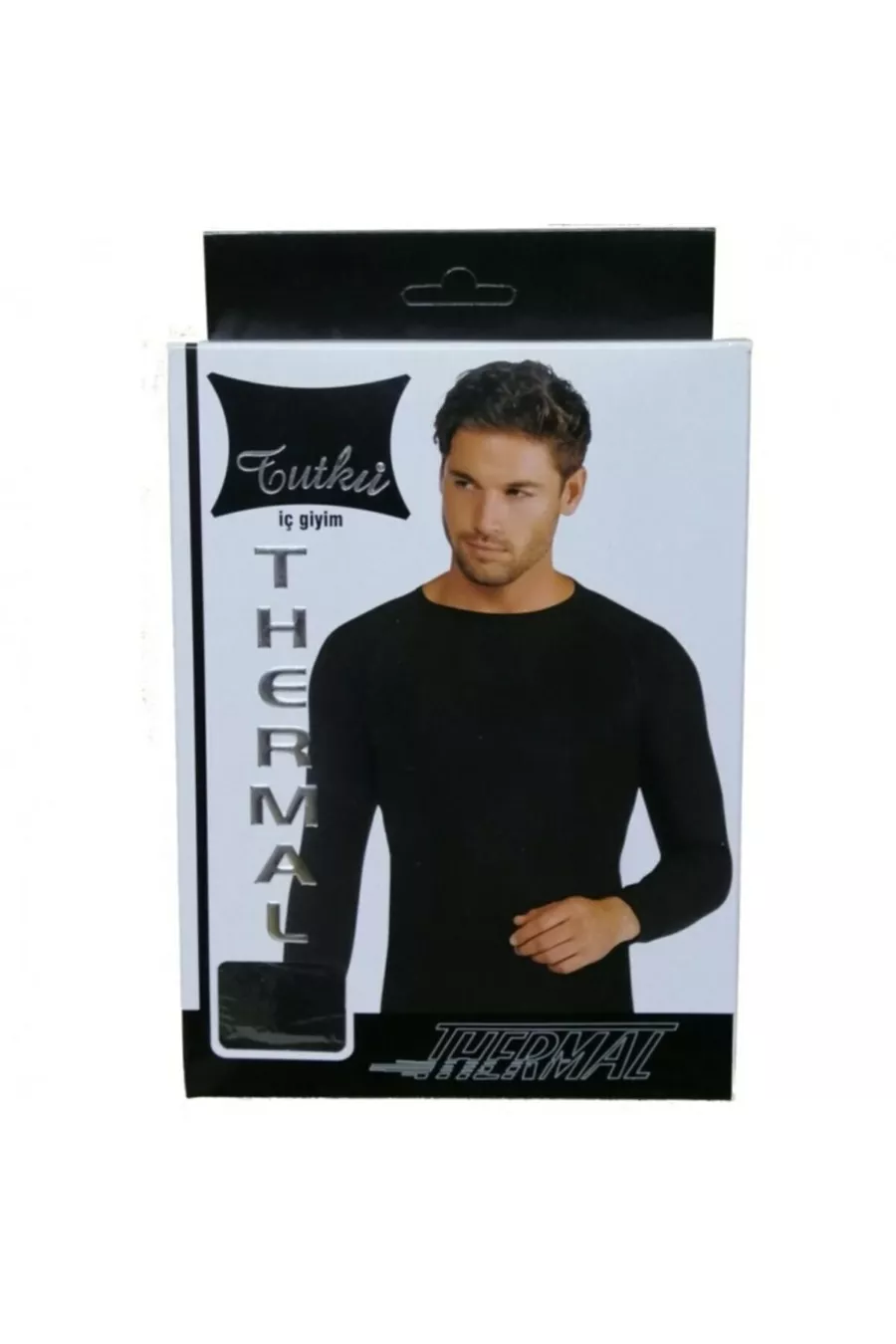 Haut thermique noir pour homme
