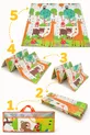 Tapis de jeu pour bébé et enfant réversible pliable Best Friends – Tapis de jeu éducatif, avec sac de transport