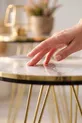 Table gigogne et table basse ensemble set double or Efes fil