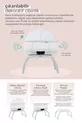Berceau automatique à balancement 4 en 1 confortable avec Bluetooth, musique et télécommande – Portable