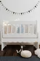 Berceau à bascule en bois pour bébé sans tiroir, blanc