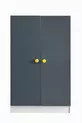 Lit superposé, armoire-lit Metris, anthracite