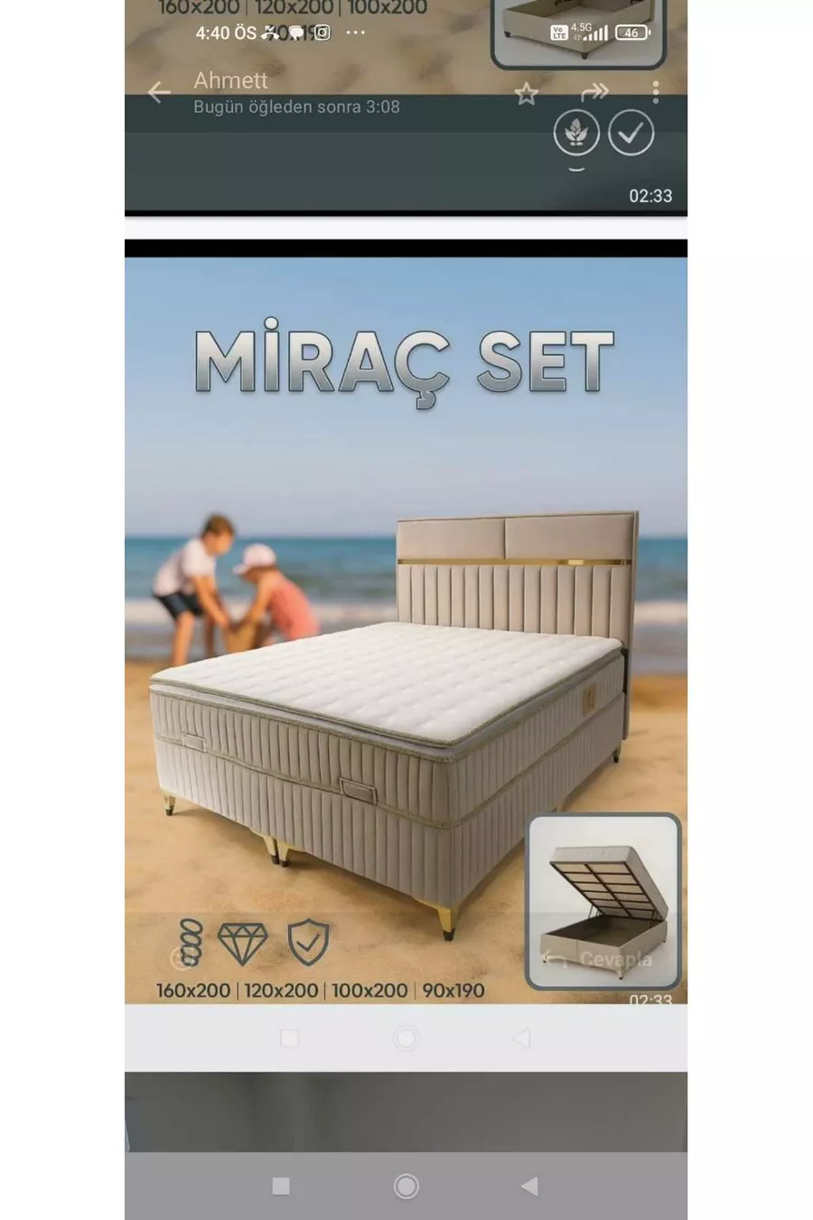* Tête de lit modulaire Miraç
