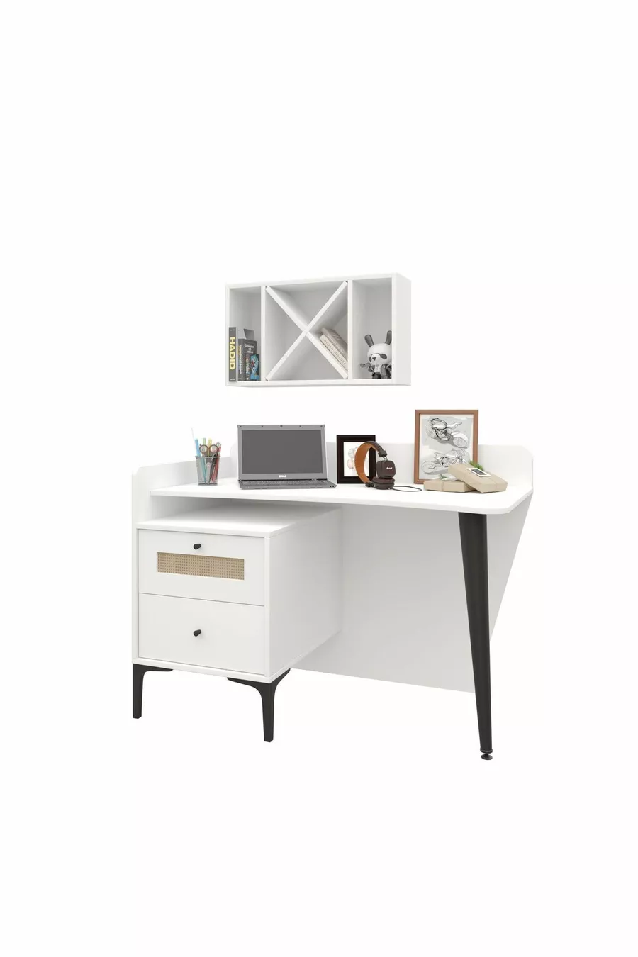 Ensemble de chambre d'adolescent Trio White L (MDF)