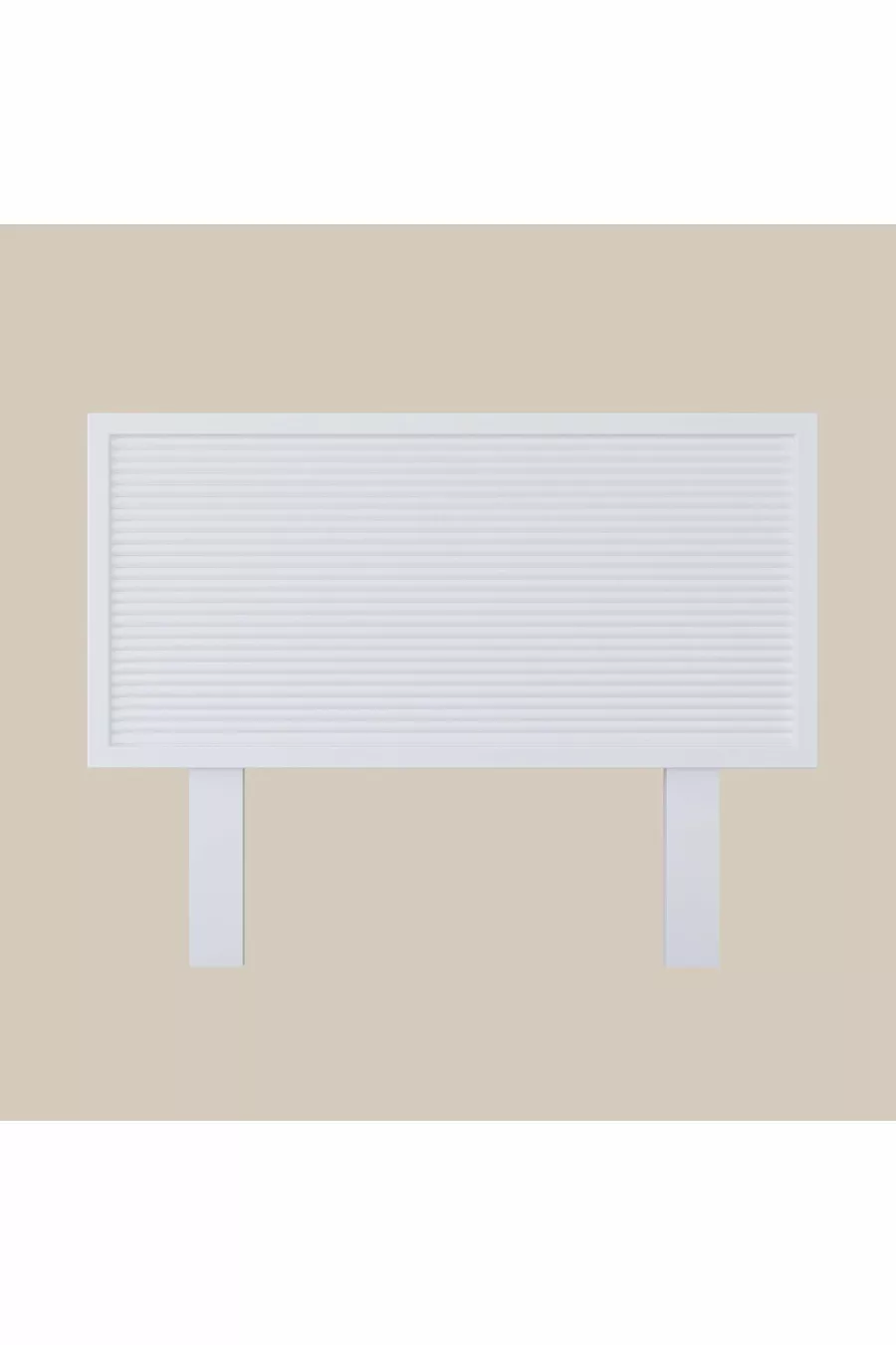 Tête de lit en bois blanc modèle marbré (HORIZONTAL)