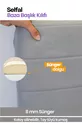 Housse de Tête de Lit pour Lit - Tissu Matelassé en Poil de Poney (Options de Taille)