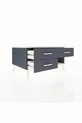 Commode Kronos 3 tiroirs Anthracite-Pierre de lune/Anthracite