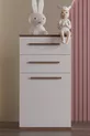 Ensemble Chambre d'Enfant Lit Coffre Tête de Lit & Armoire & Bureau & Commode - Blanc