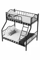 Lit superposé en métal pour 3 personnes avec 3 adultes &