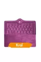 Tête de lit Alc Roi Plumetis Violet Matelassé Simple