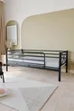 Lits superposés en métal premium Mix Compatible avec matelas Lit superposé noir amovible