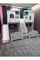 Lit superposé modulaire Papillon avec maison de jeu