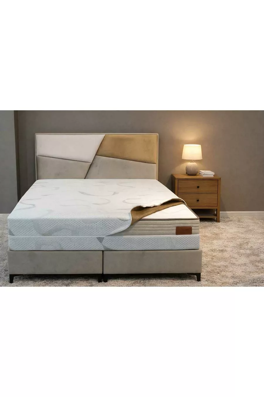 Bdphome Surmatelas & Matelas avec Housse Zippée