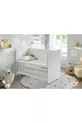 Berceau pour bébé avec côtés inclinables et roulettes - Lit pour bébé - Blanc - Cm - 