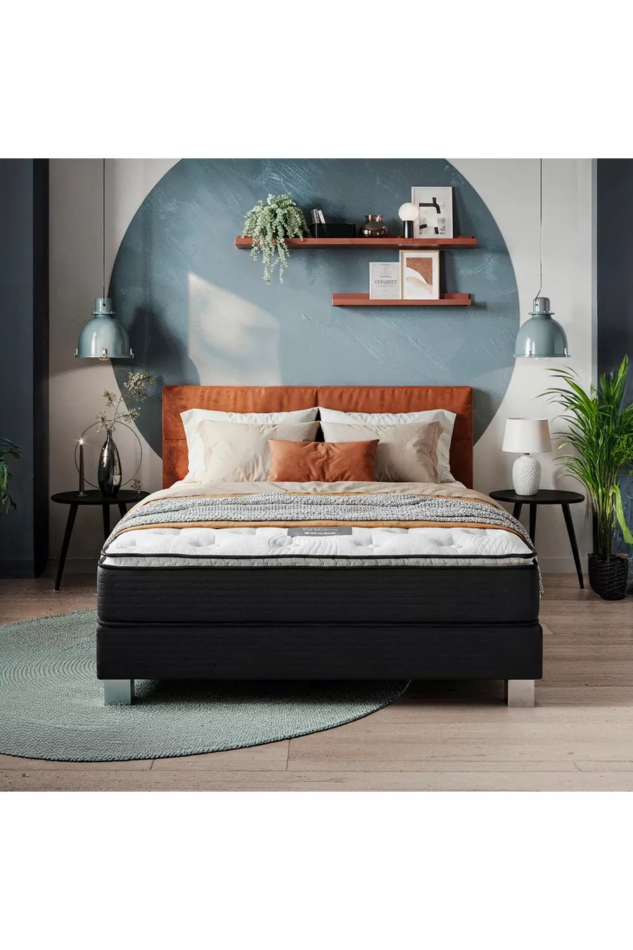 Matelas Uykucu Elite avec plateau-coussin et mousse à mémoire de forme