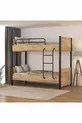 Lit Superposé Berlin à Pieds Métalliques pour Chambre d'Adolescent et Chambre d'Enfant