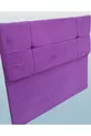 Titre DK Simple Tissu en velours de poulain Fuchsia foncé Rembourrage matelassé fait à la main
