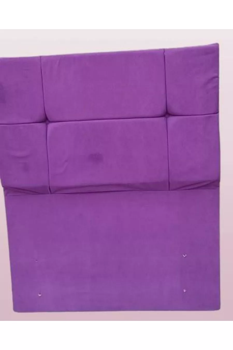 Titre DK Simple Tissu en velours de poulain Fuchsia foncé Rembourrage matelassé fait à la main