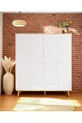 Armoire à tiroirs avec porte Tema 4 – Armoire à vêtements | Design scandinave, marron  cm