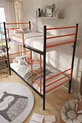 Lits superposés Trend compatibles avec matelas Orange Métal démontable