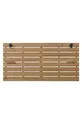 Lit en bois massif naturel Wall Natura avec sommier et tête de lit